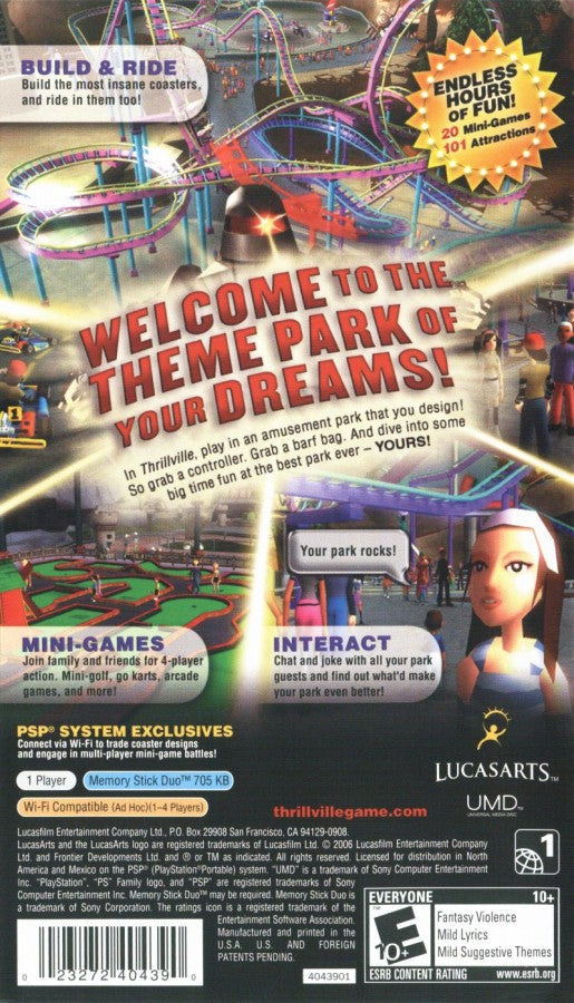 Thrillville – PlayStation Portable (PSP)