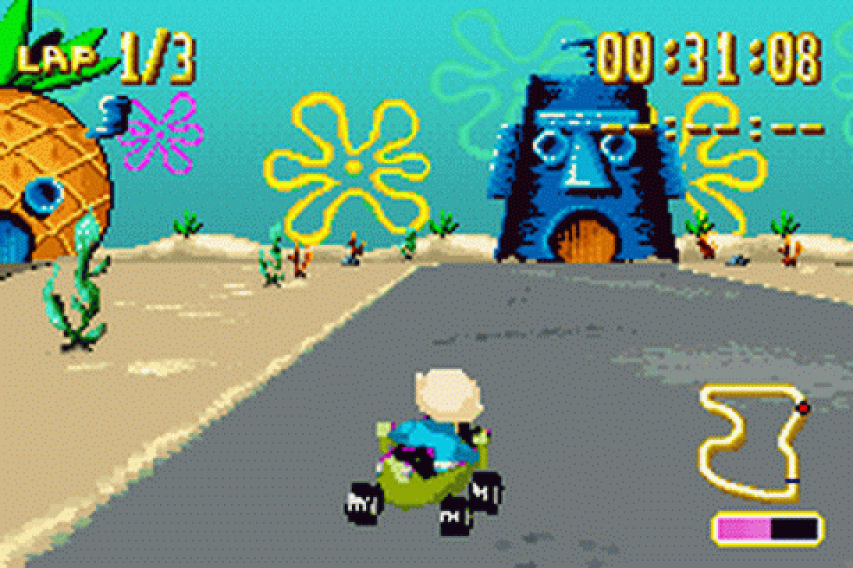 Nicktoons Racing – Game Boy Advance (GBA)