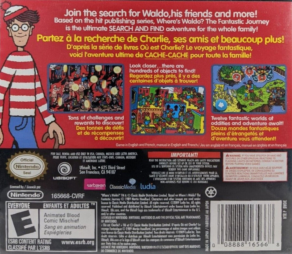 Where's Waldo? The Fantastic Journey – Nintendo DS (DS)