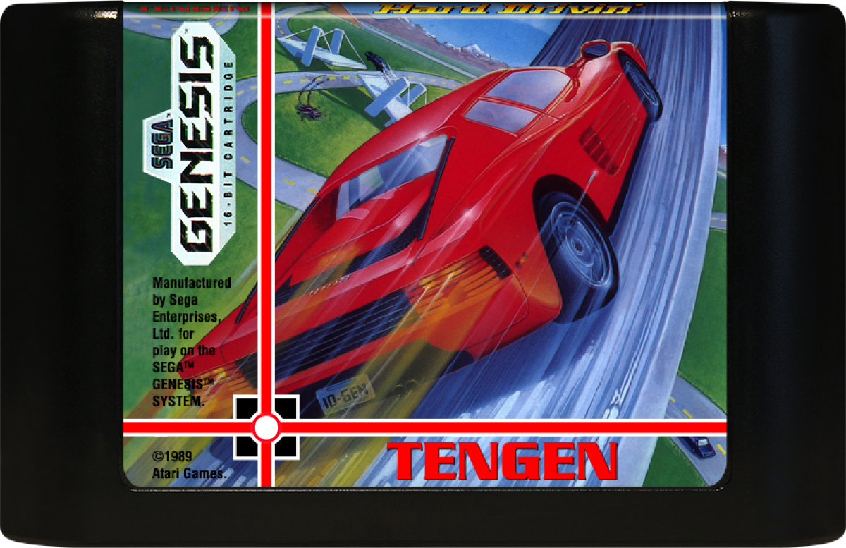 Hard Drivin' – Sega Genesis (GEN)