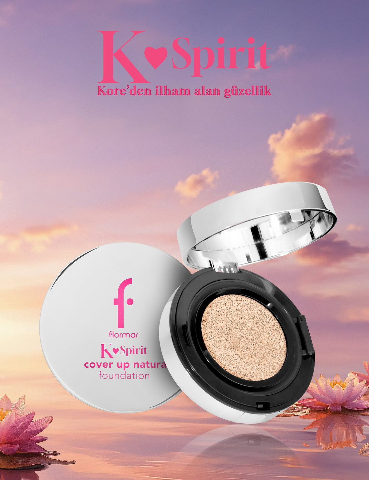 Flormar K-Spirit Cover Up Cushion Foundation 15g
