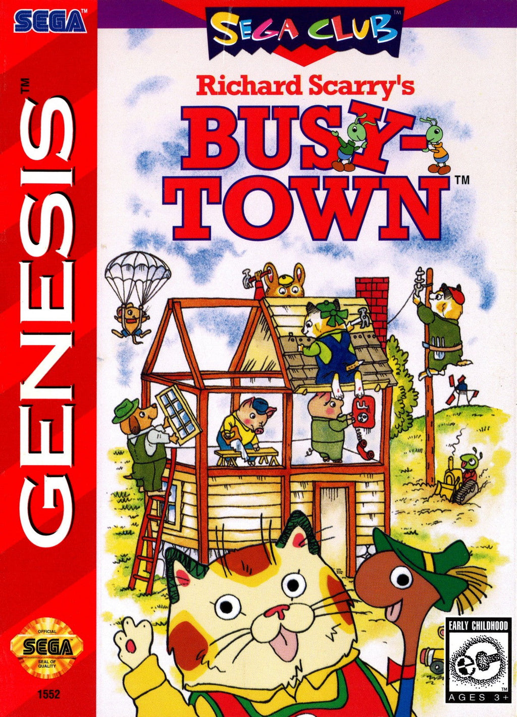Richard Scarry's BusyTown – Sega Genesis (GEN)