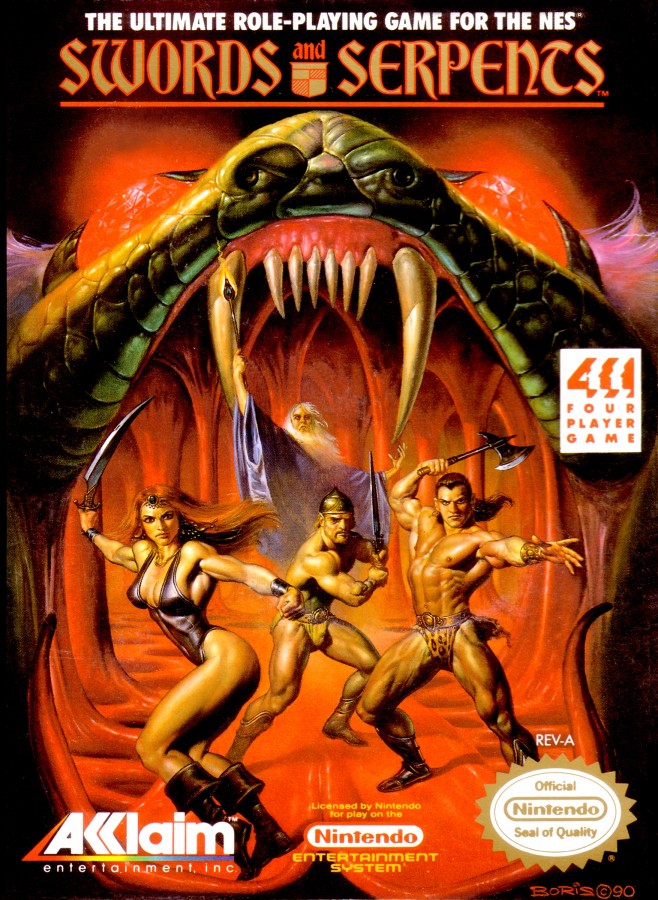 Swords and Serpents [CIB] – Nintendo Entertainment System (NES)