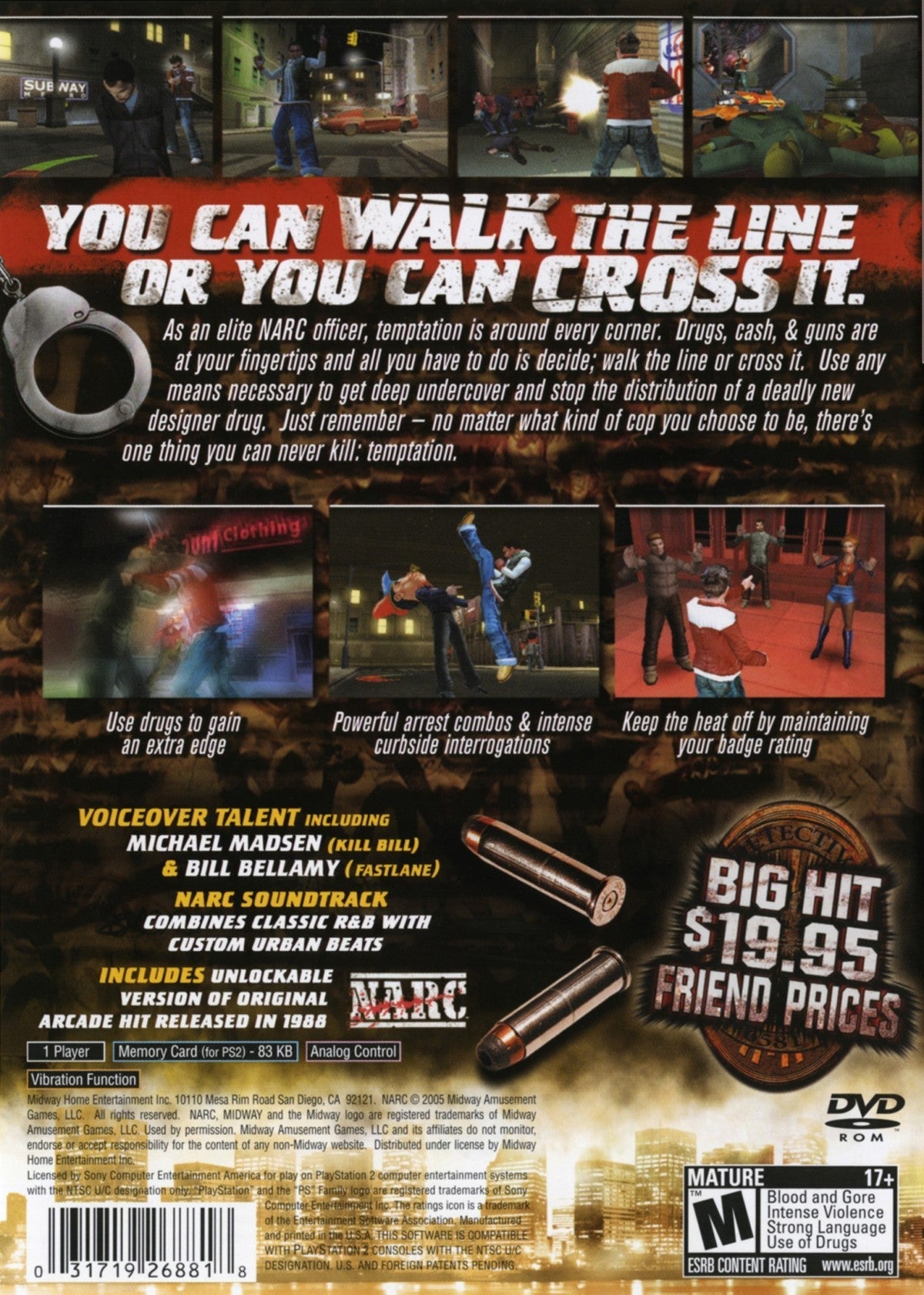 NARC – PlayStation 2 (PS2)