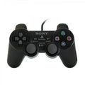 PlayStation 2 (PS2) Dualshock 2 Controller [Black] [Scratch & Scuff] – PlayStation 2 Accessory (PS2)