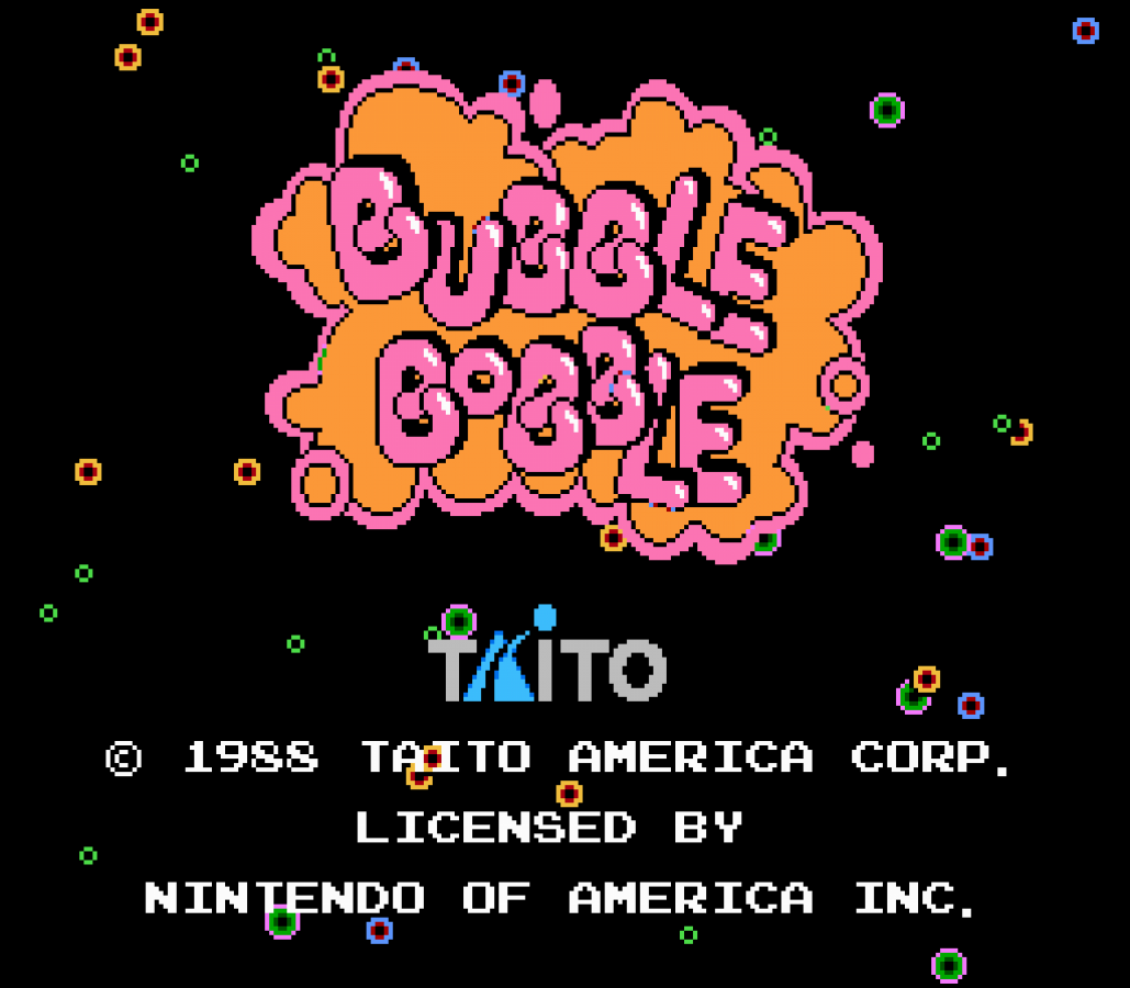 Bubble Bobble – Nintendo Entertainment System (NES)