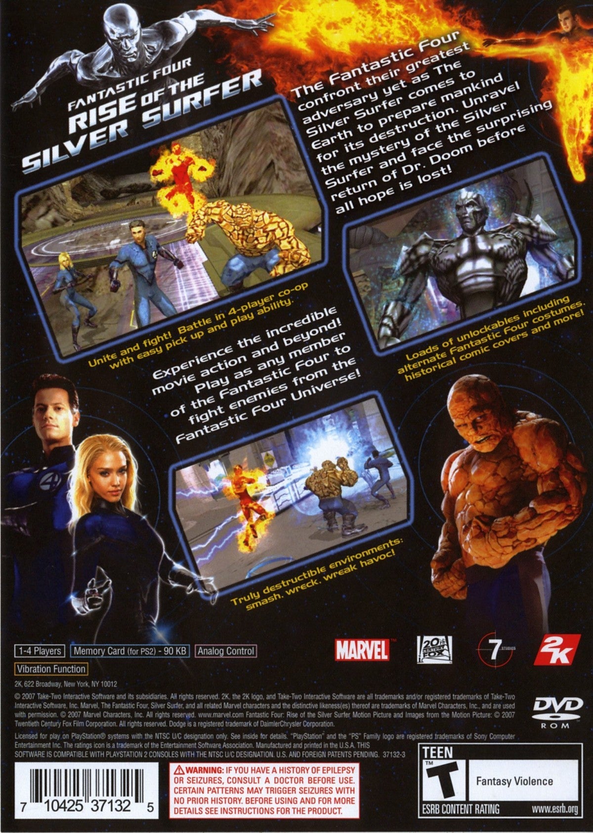 Fantastic 4: Rise of the Silver Surfer – PlayStation 2 (PS2)