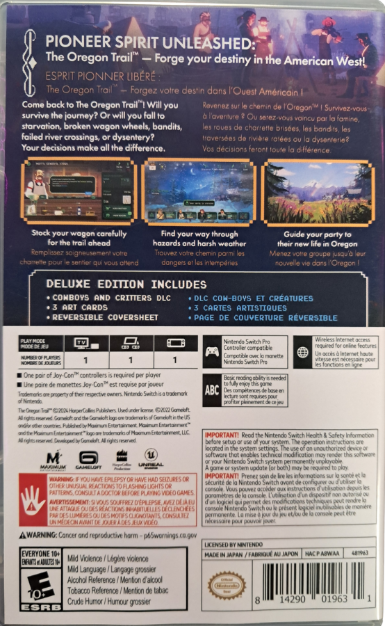 The Oregon Trail [Deluxe Edition] – Nintendo Switch (NS)