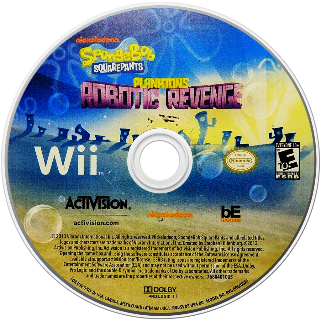 SpongeBob SquarePants: Plankton's Robotic Revenge – Nintendo Wii (Wii)