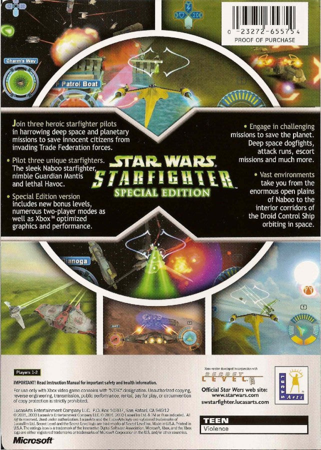 Star Wars: Starfighter [Special Edition][Platinum Hits] – Xbox (XBOX)