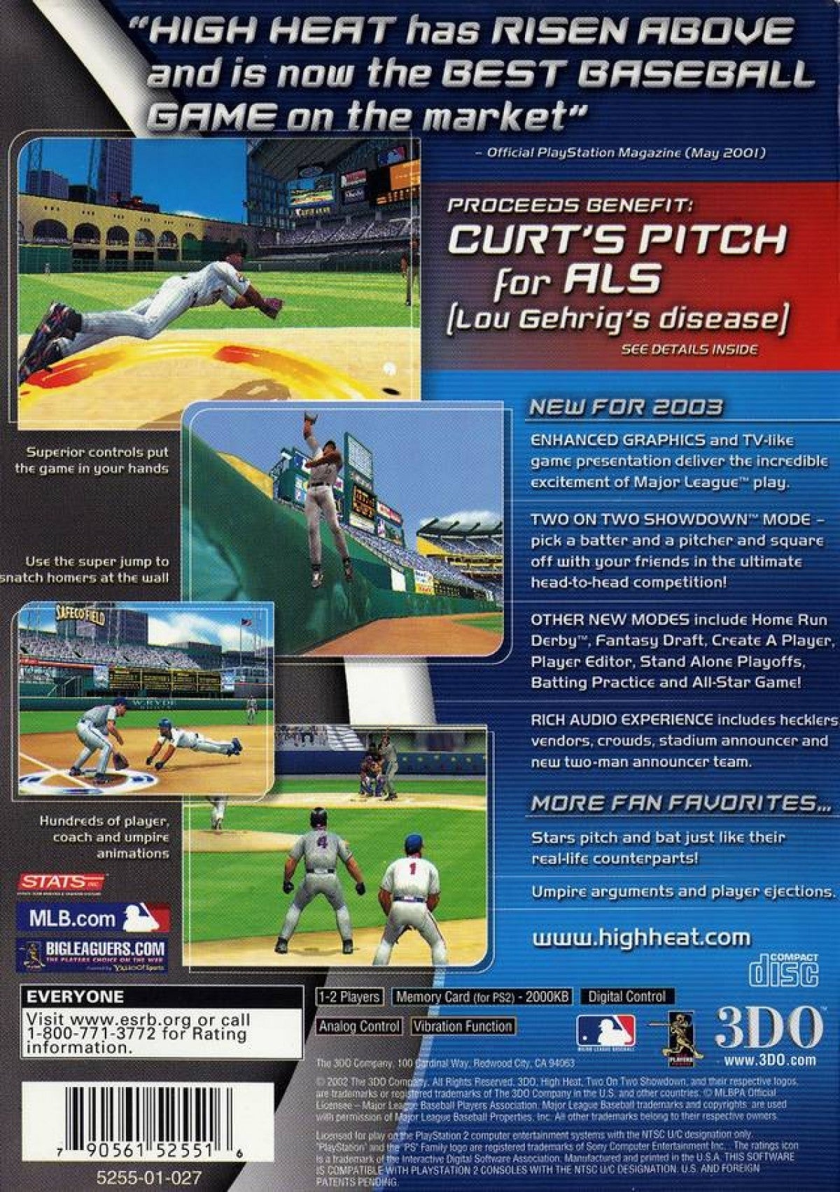 High Heat Baseball 2003 – PlayStation 2 (PS2)