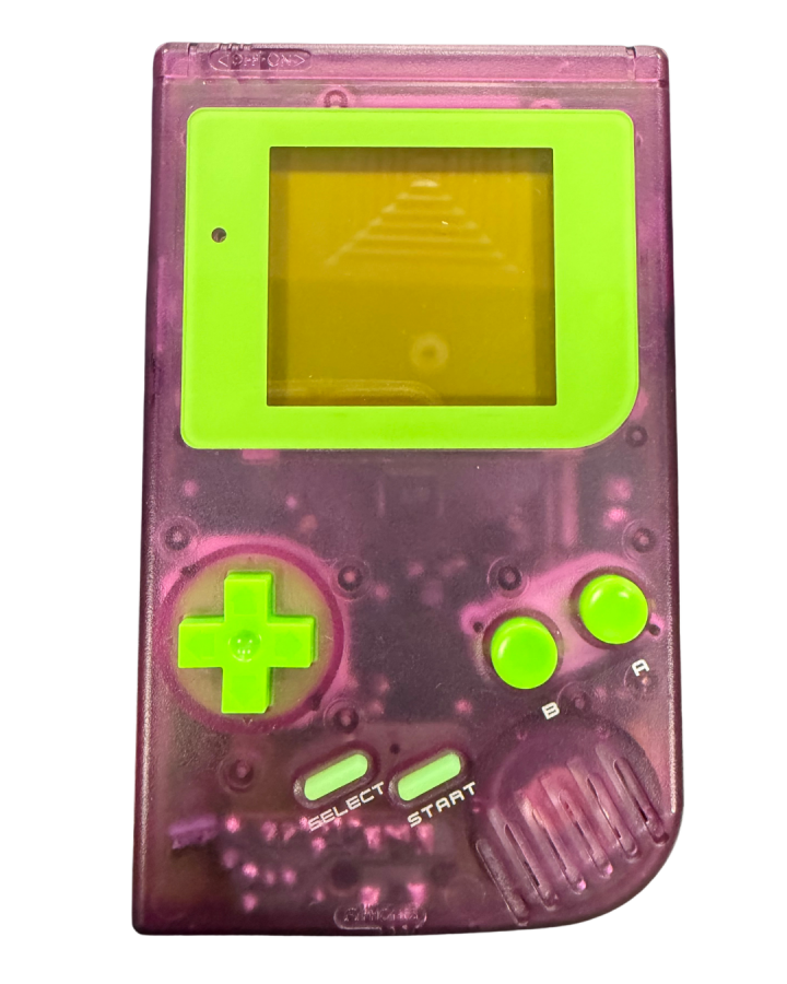 Game Boy System [Custom Shell Purple & Green] — Good Condition