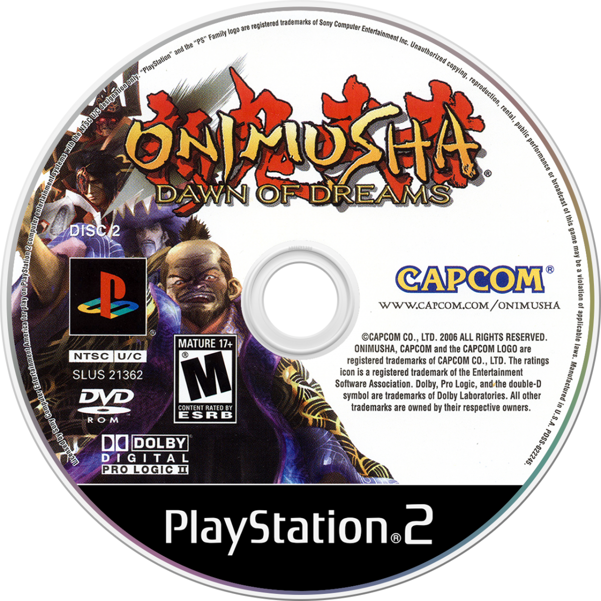 Onimusha: Dawn of Dreams – PlayStation 2 (PS2)