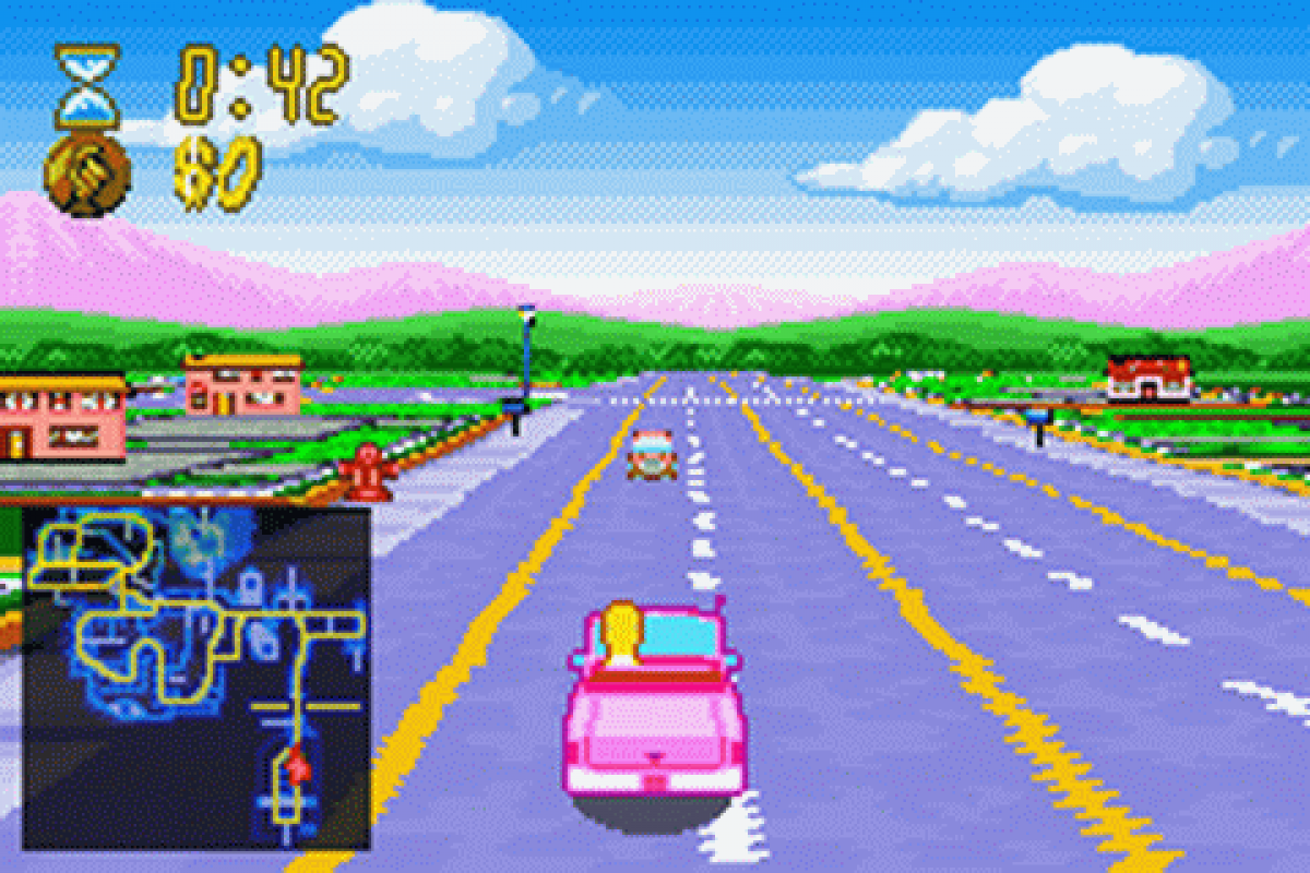The Simpsons: Road Rage– Game Boy Advance (GBA)