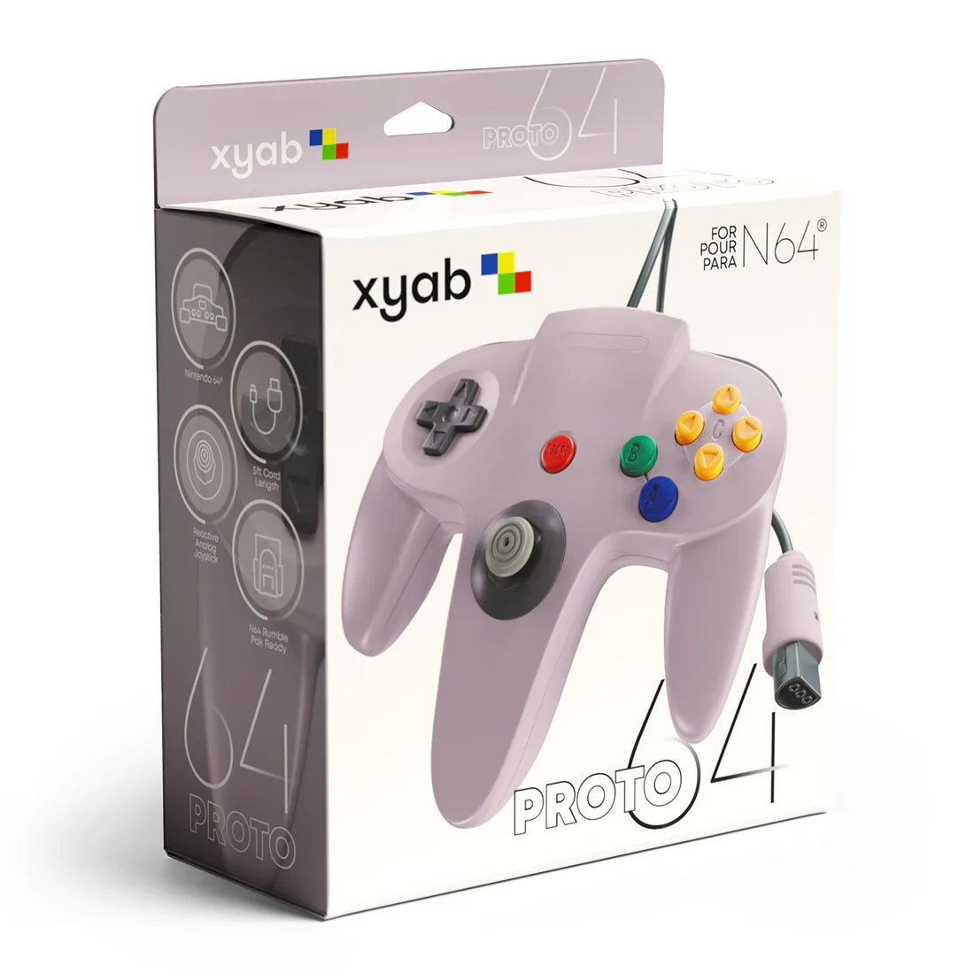 PROTO64 Wired Controller for Nintendo 64 (N64) [Gray] – Nintendo 64 Accessory (N64)