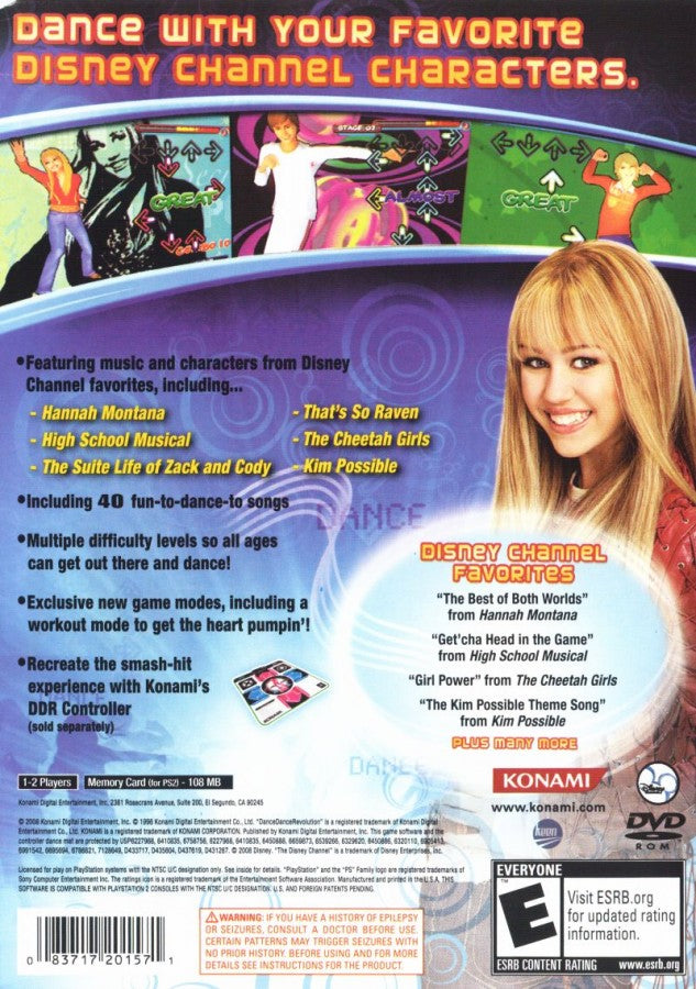 Dance Dance Revolution: Disney Channel Edition – PlayStation 2 (PS2)