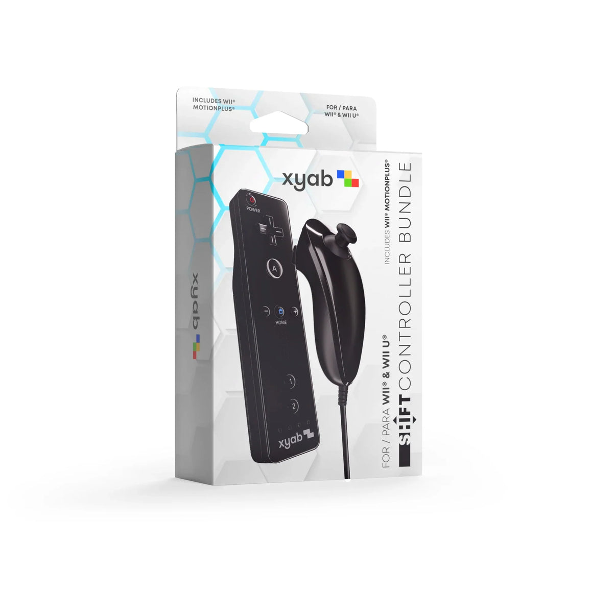 SHIFT Wireless Controller Bundle For Nintendo Wii/WiiU [Black] – Nintendo Wii/Wii U Accessory (Wii/Wii U)
