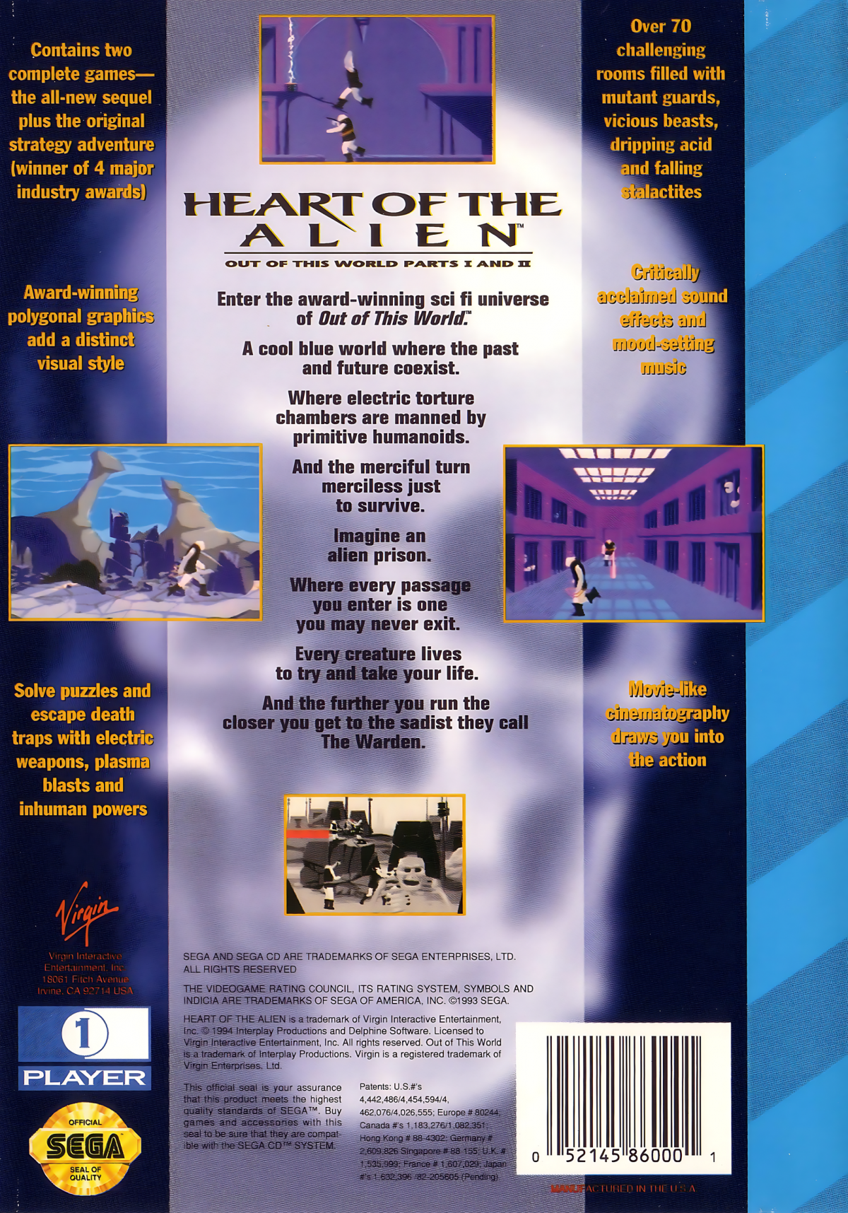 Heart of the Alien – Sega CD (SCD)