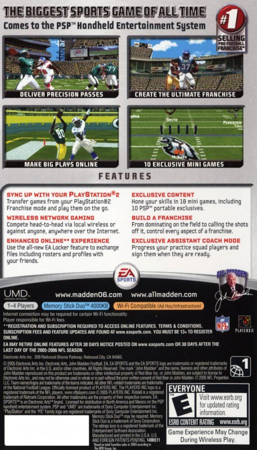 Madden 06 – PlayStation Portable (PSP)