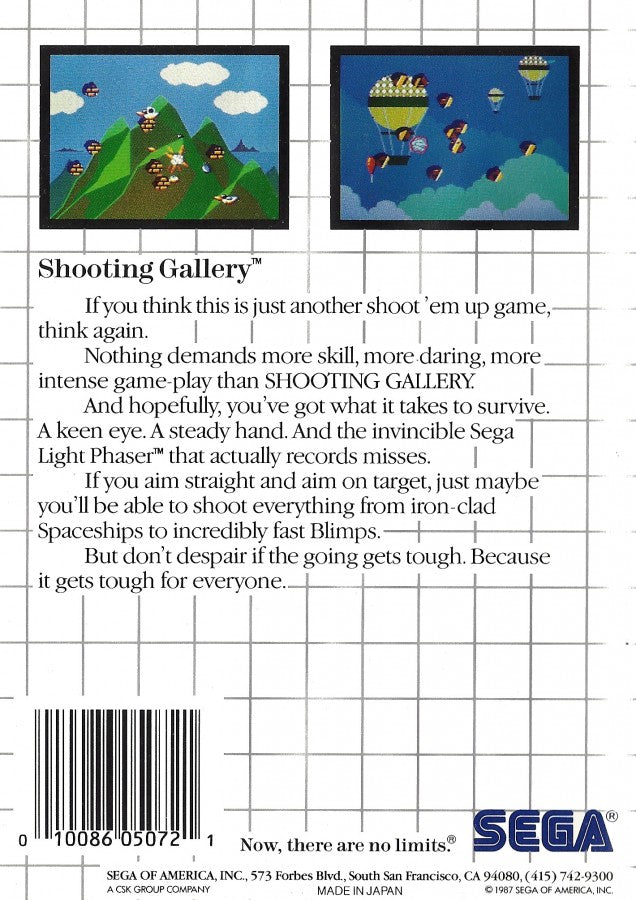 Shooting Gallery – Sega Master System (SMS)