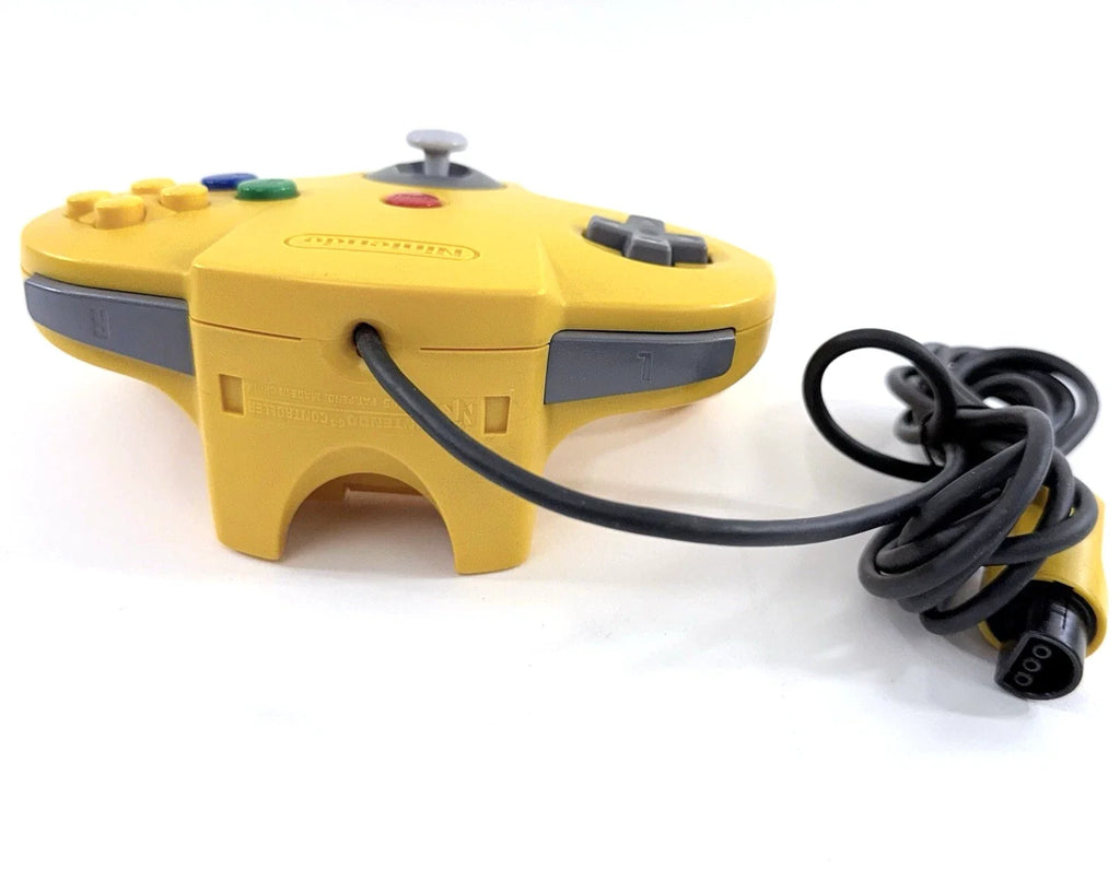N64 Controller [OEM] [Yellow] [Scratch & Scuff] – Nintendo 64 Accessory (N64)
