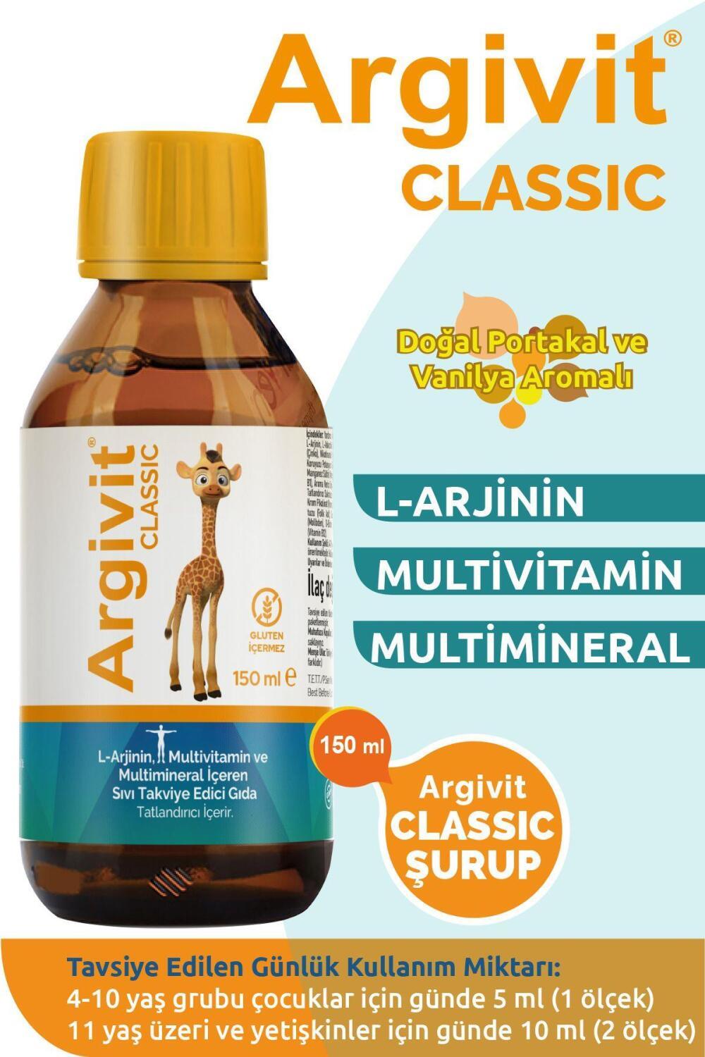 Argivit Multivitamin Syrup - Boosts Overall Health & Fills Nutritional Gaps - 150ml