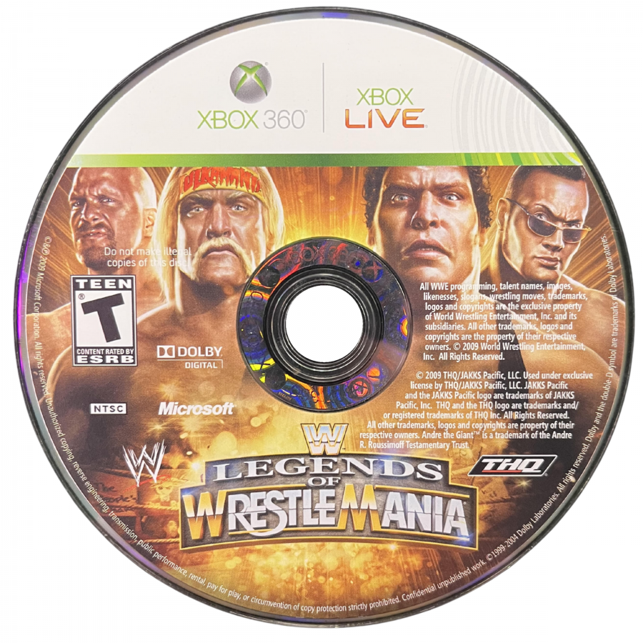 WWE Legends of WrestleMania – Xbox 360 (X360)