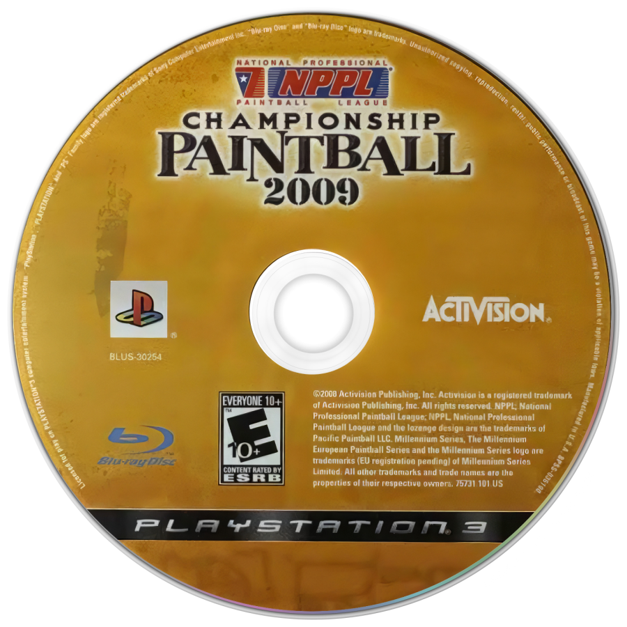 NPPL Championship Paintball 2009 – PlayStation 3 (PS3)