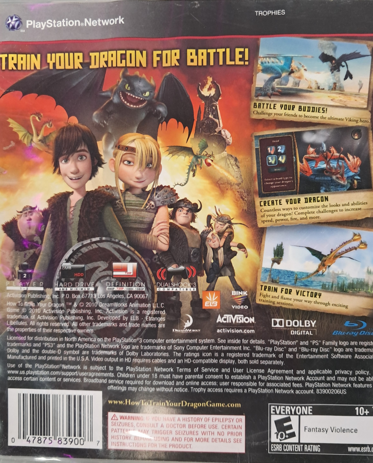 How to Train Your Dragon – PlayStation 3 (PS3)