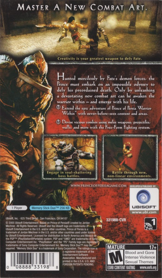 Prince of Persia: Revelations – PlayStation Portable (PSP)