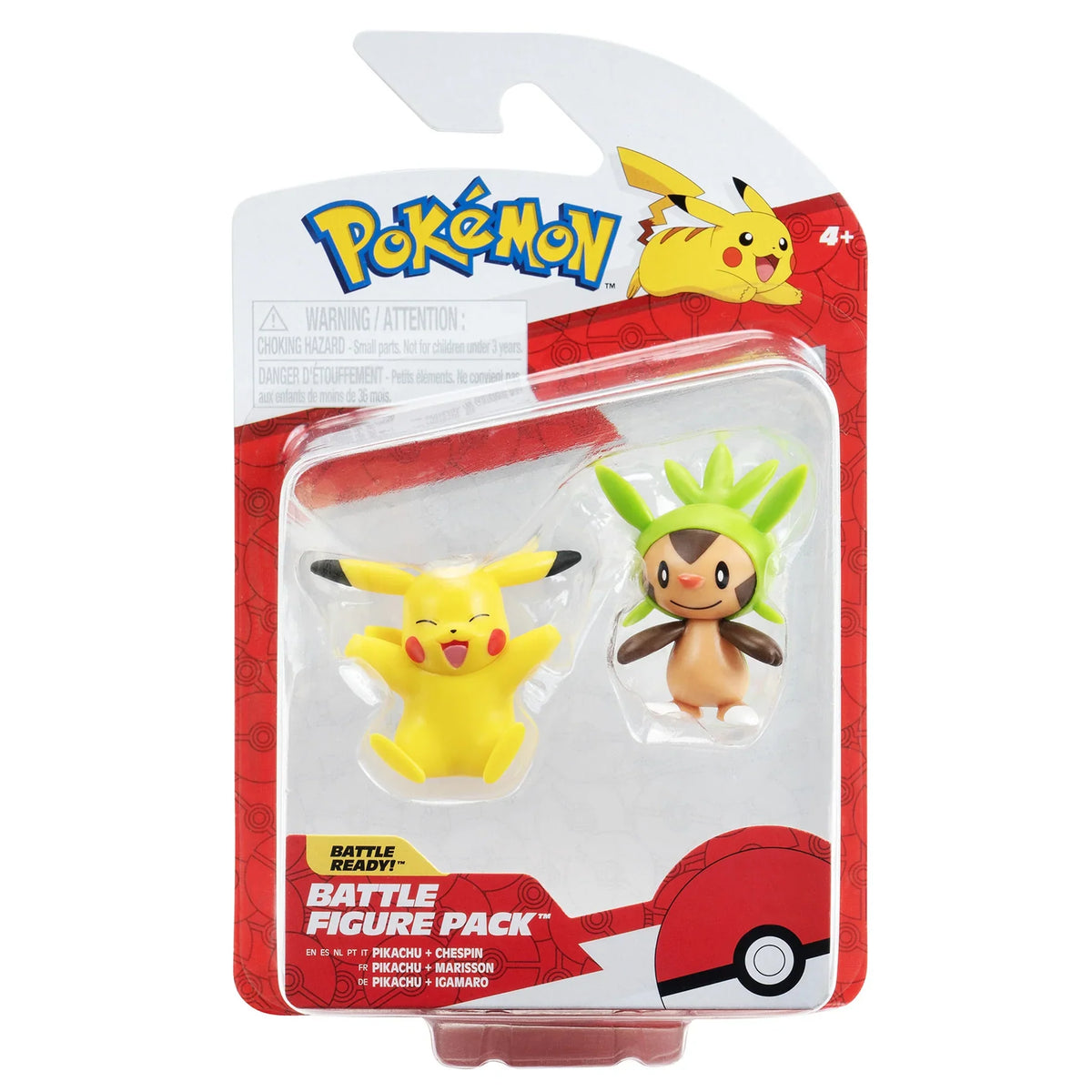 Pokemon Battle Figure Pack [Chespin & Pikachu] – Figures