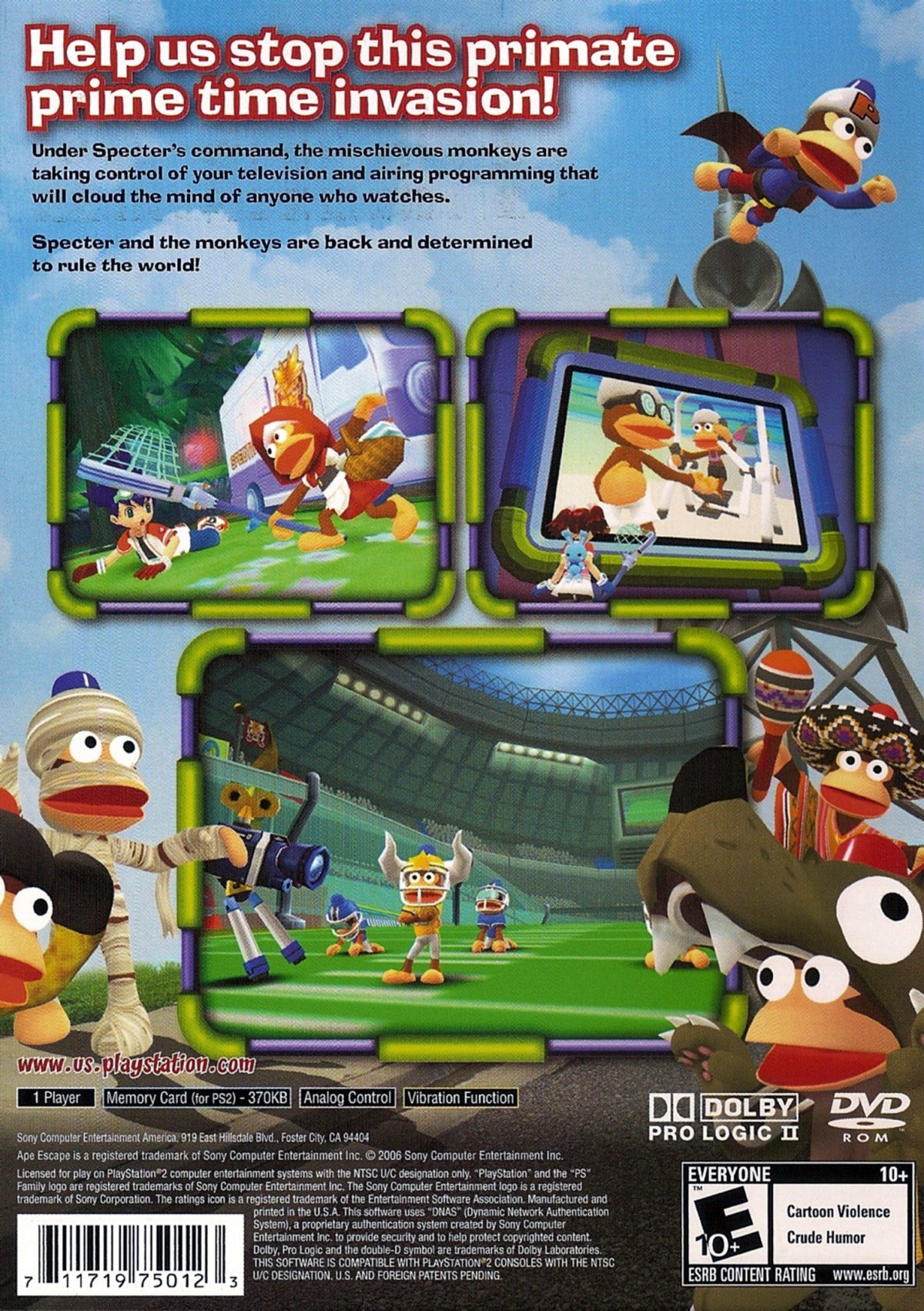 Ape Escape 3 – PlayStation 2 (PS2)
