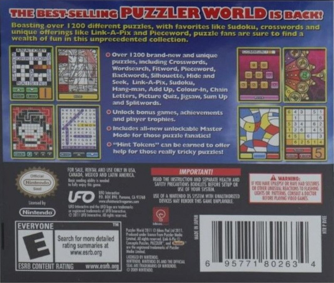 Puzzler World 2 – Nintendo DS (DS)