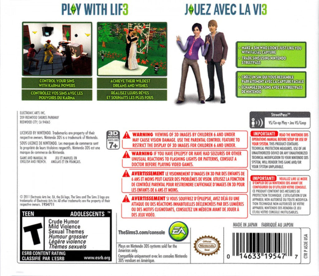 The Sims 3  – Nintendo DS (DS)