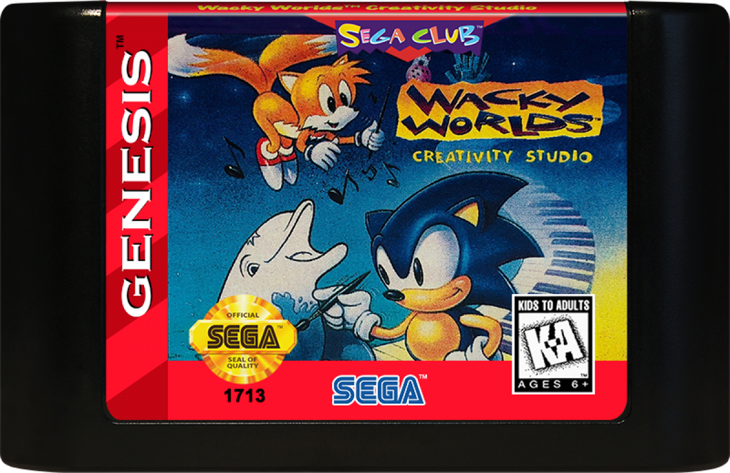 Wacky Worlds Creativity Studio – Sega Genesis (GEN)