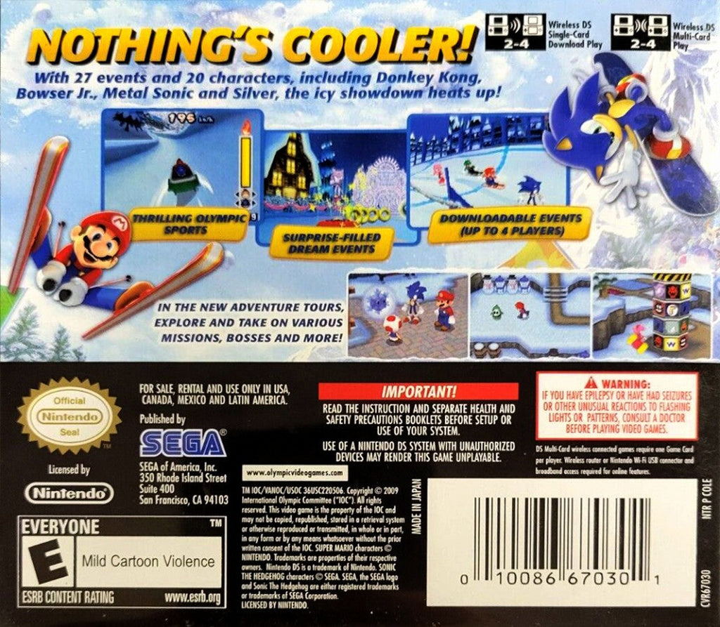 Mario & Sonic at the Olympic Winter Games – DS