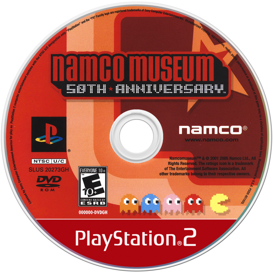 Namco Museum 50th Anniversary – PlayStation 2 (PS2)
