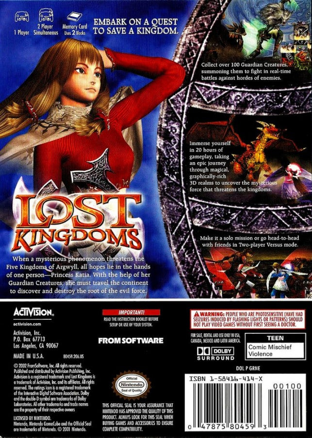 Lost Kingdoms – GameCube (GC)