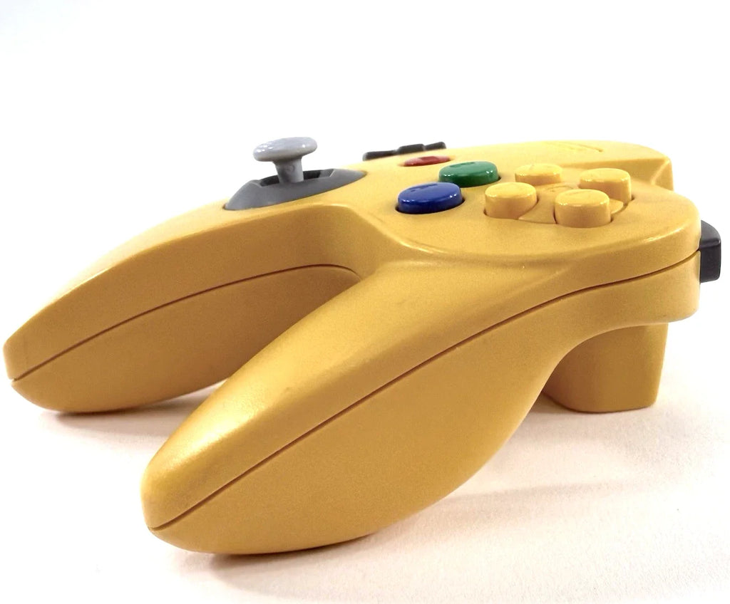N64 Controller [OEM] [Yellow] [Scratch & Scuff] – Nintendo 64 Accessory (N64)