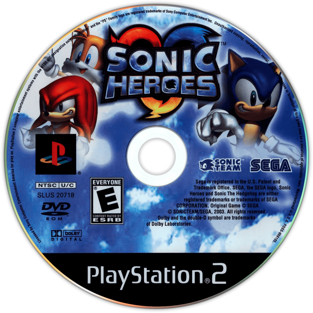 Sonic Heroes – PlayStation 2 (PS2)