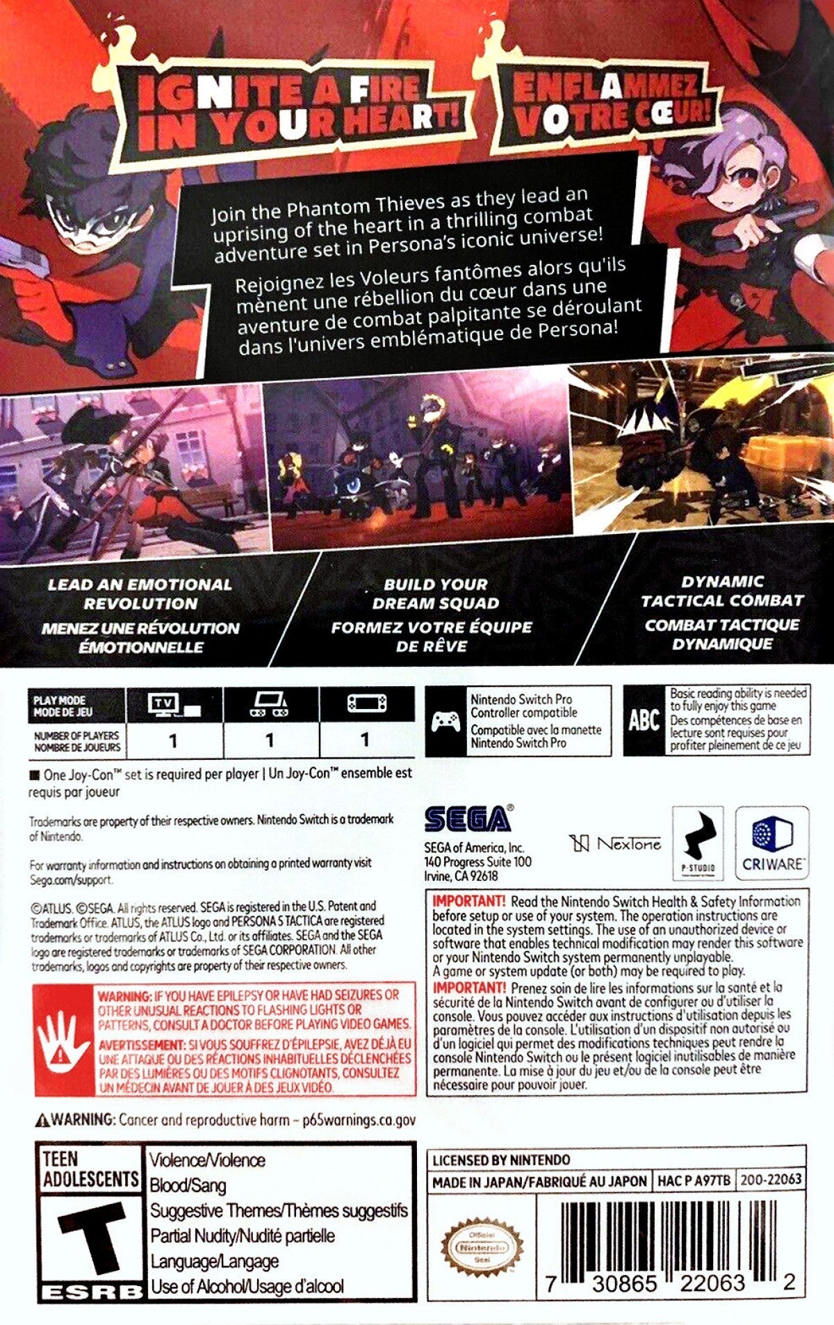 Persona 5 Tactica – Nintendo Switch (NS)