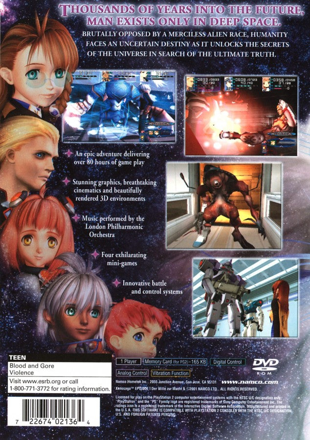Xenosaga Episode I: Der Wille zur Macht – PlayStation 2 (PS2)