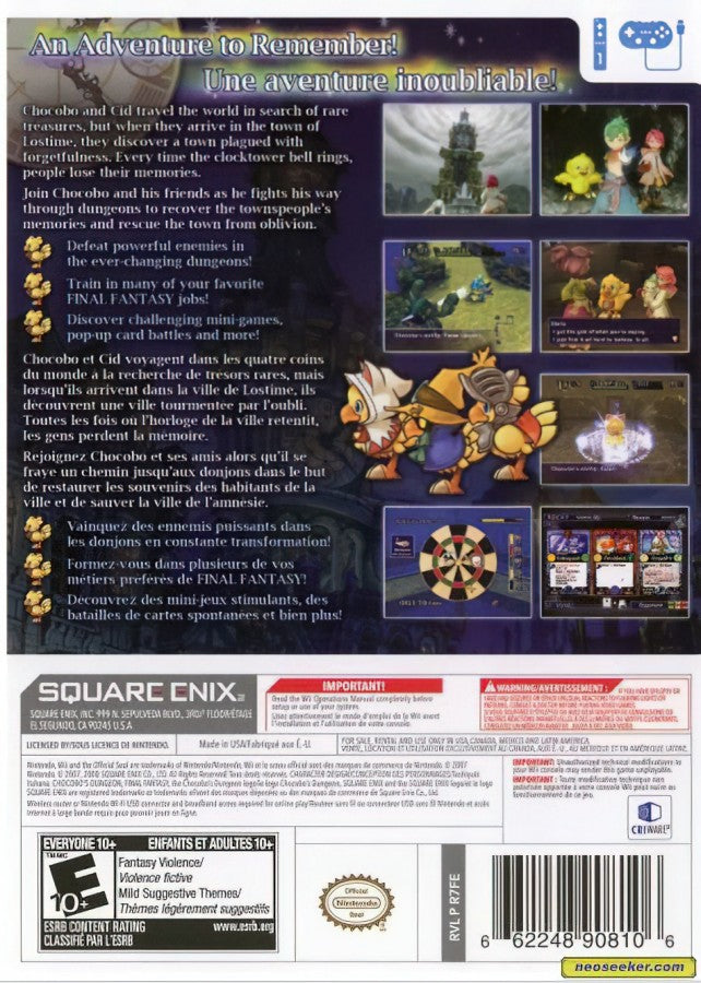 Final Fantasy Fables: Chocobo's Dungeon – Nintendo Wii (Wii)