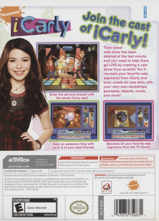 iCarly – Nintendo Wii (Wii)