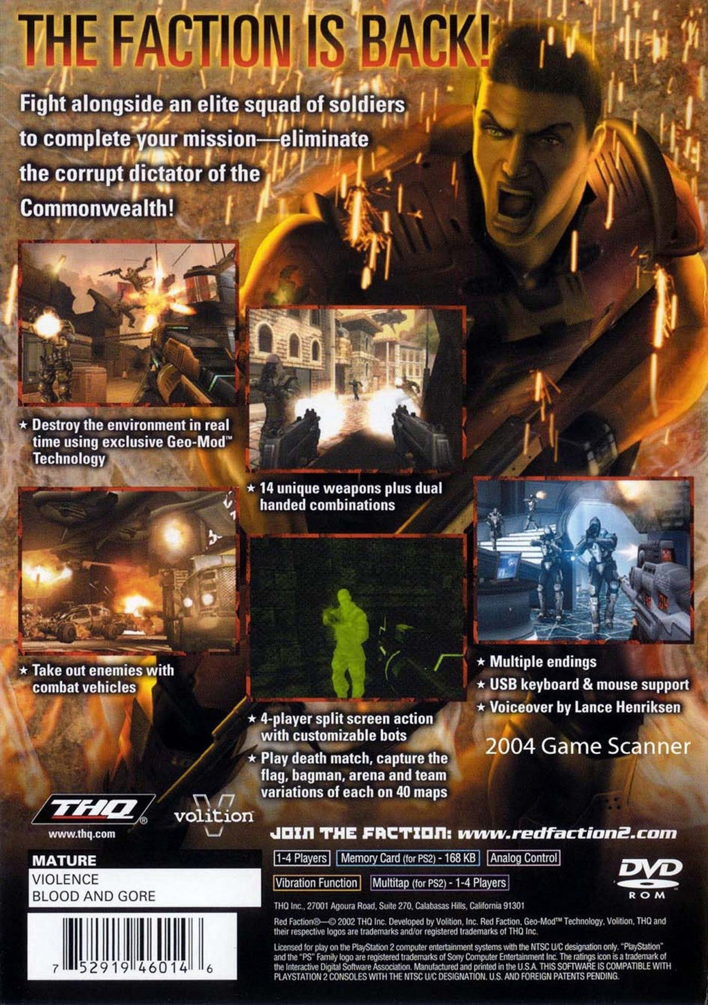 Red Faction II – PlayStation 2 (PS2)