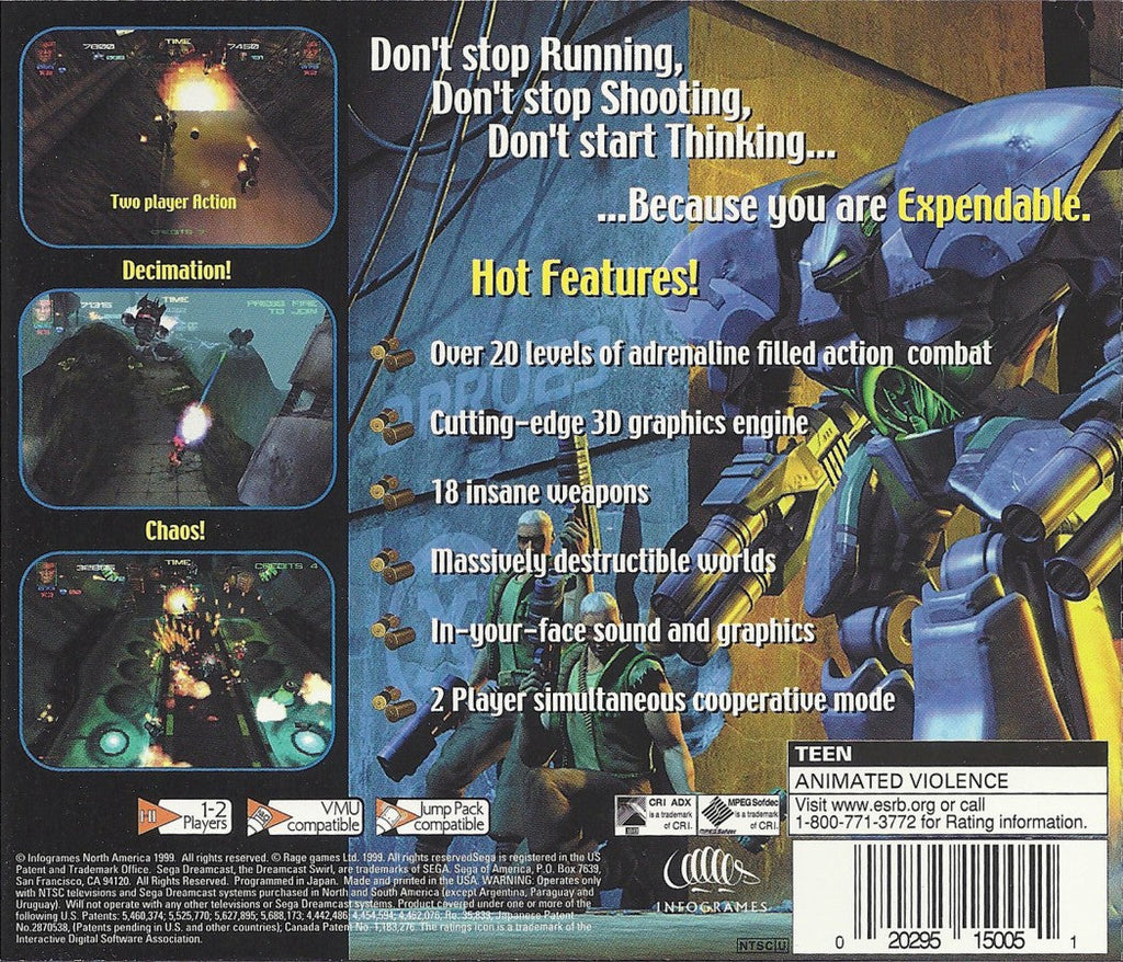 Expendable – Sega Dreamcast (DC)