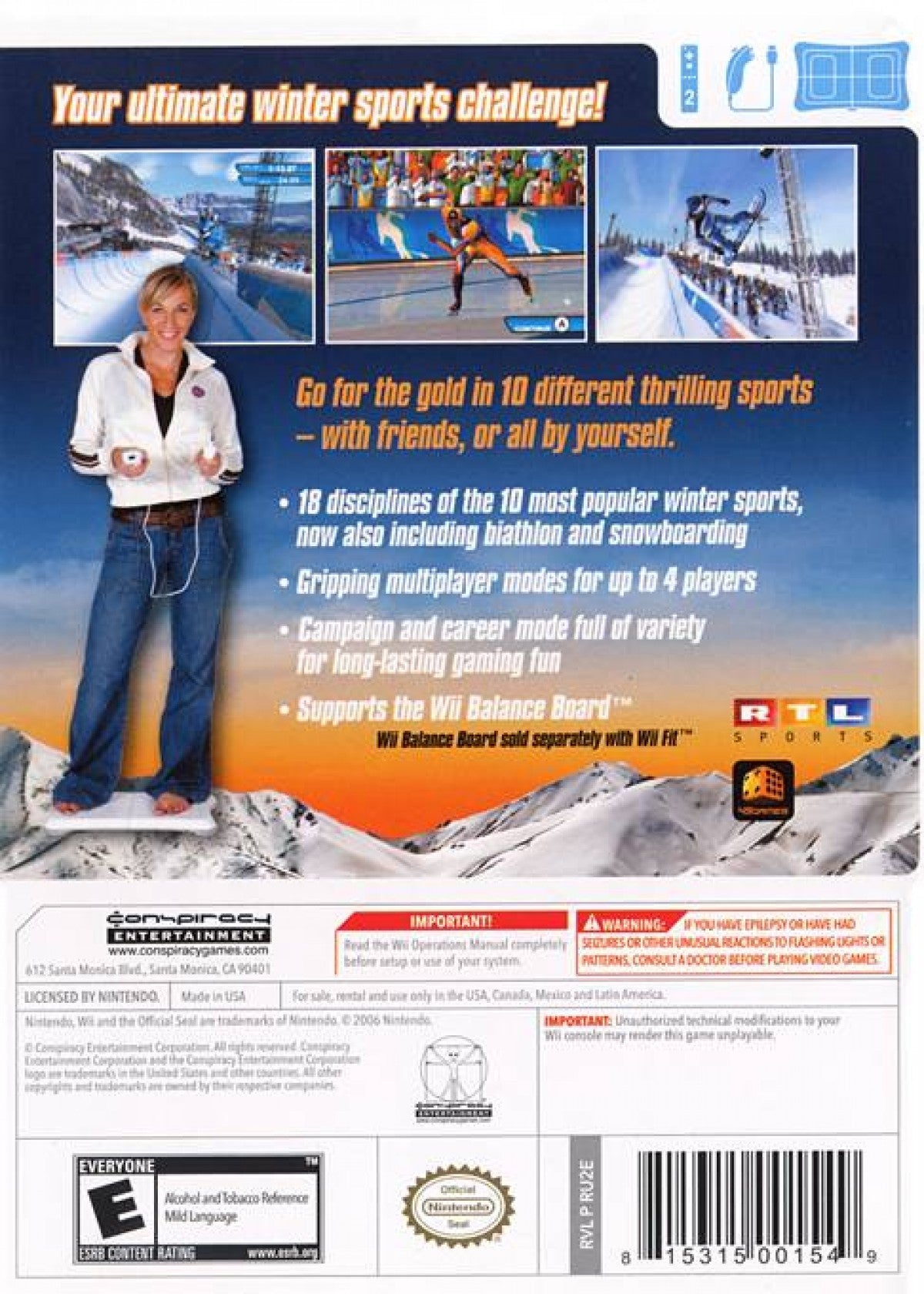 Winter Sports 2: The Next Challenge – Nintendo Wii (Wii)