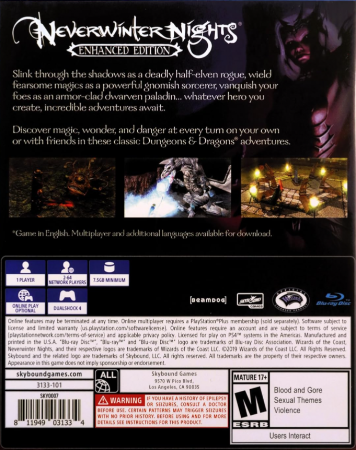 Neverwinter Nights [Enhanced Edition] – PlayStation 4 (PS4)