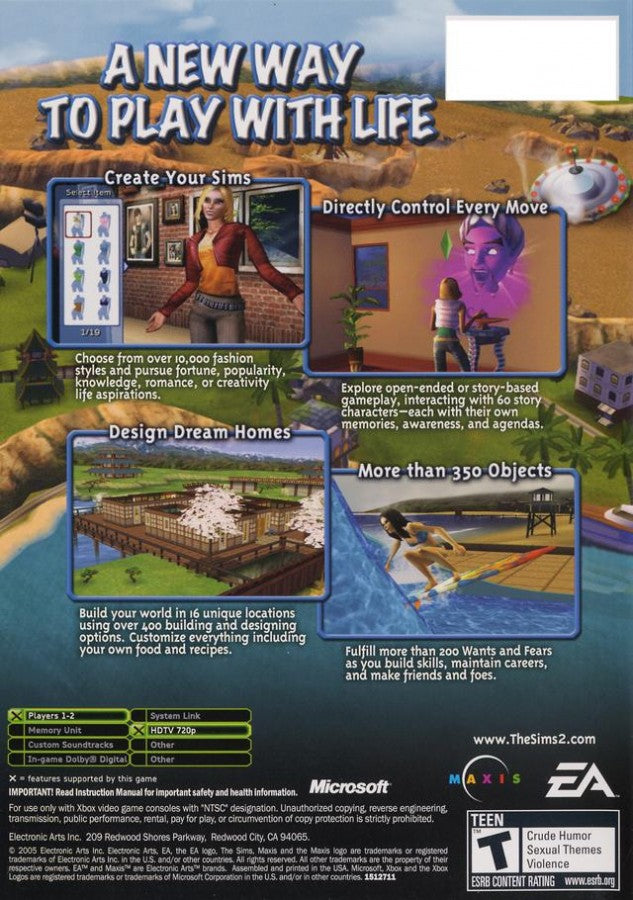 The Sims 2 – Xbox (XBOX)