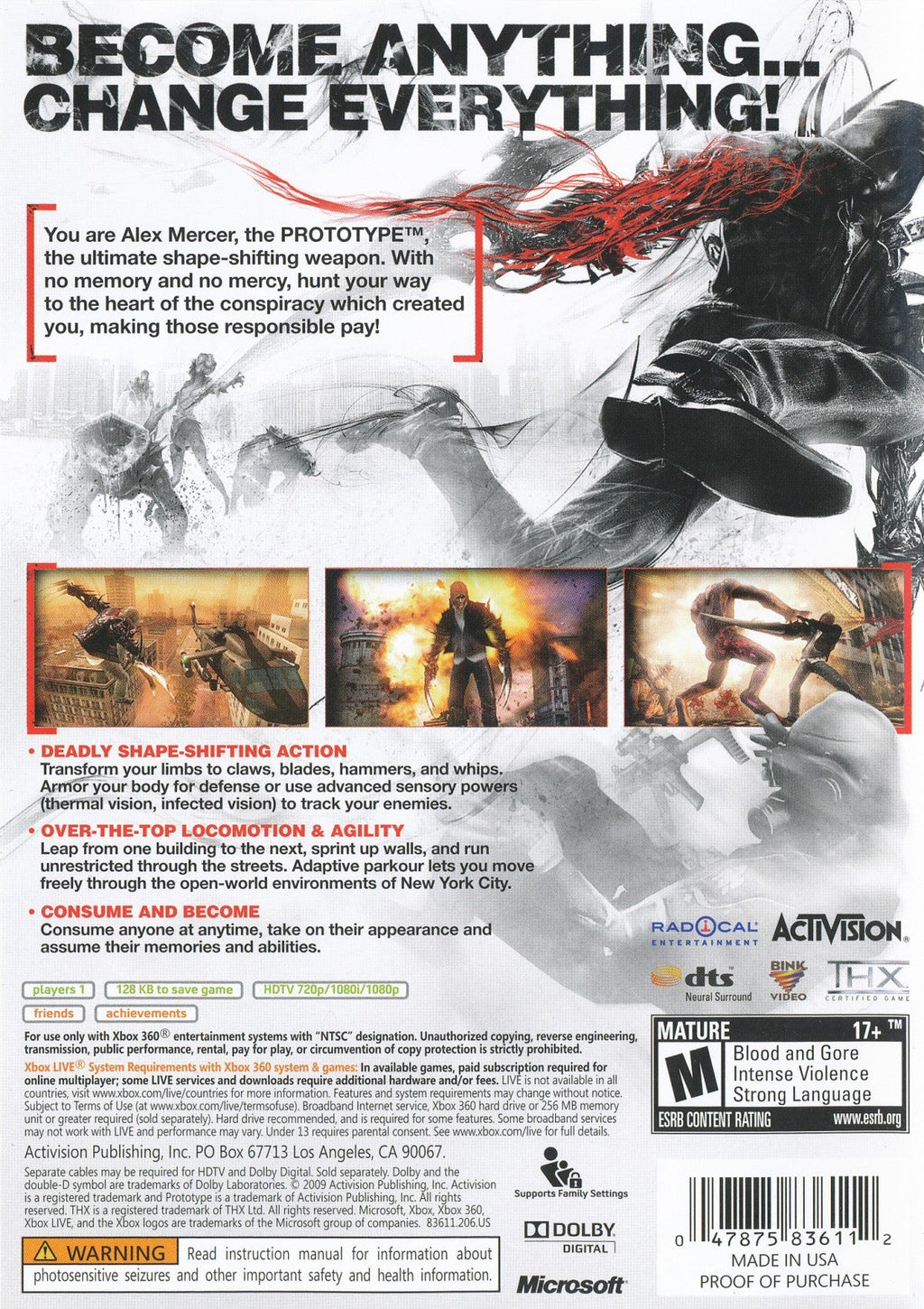 Prototype – Xbox 360 (X360)